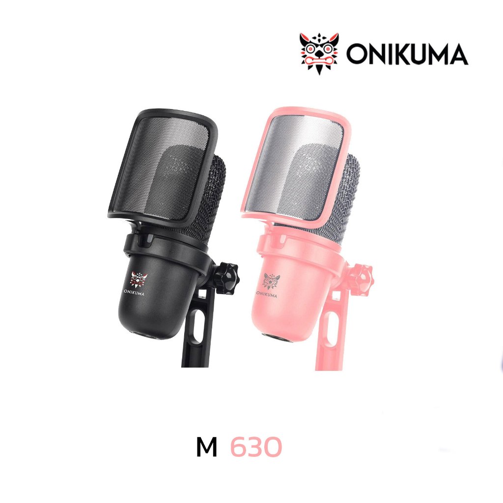 MICROPHONE ONIKUMA HOKO M630 Microphone ไมโครโฟนสตรีมมิ่ง พอดแคสต์ เกมแชท เสียงคมชัด