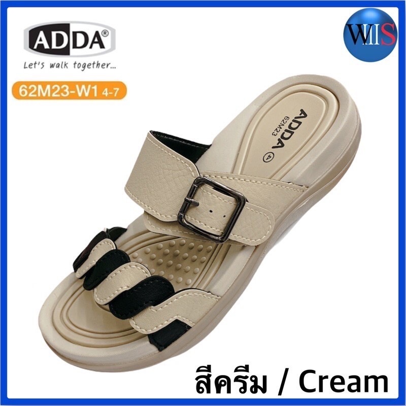 ADDA รองเท้าแตะแบบสวม รุ่น 62M23-W1 / 62M08-W1 / 62M19-W1