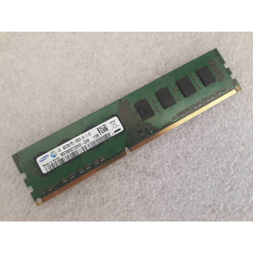 RAM Samsung DDR3-Bus1333/4G แบบ 16 ชิป  (4G 2Rx8 PC3-10600U-09-11-B1) สำหรับ PC