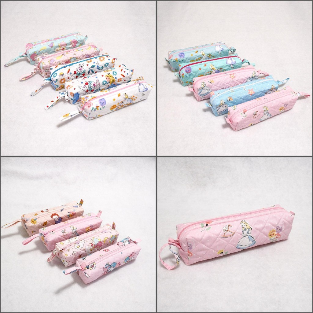 กระเป๋าดินสอผ้า ลายเจ้าหญิง การ์ตูน คิตตี้ อลิซ (แบบใหม่)