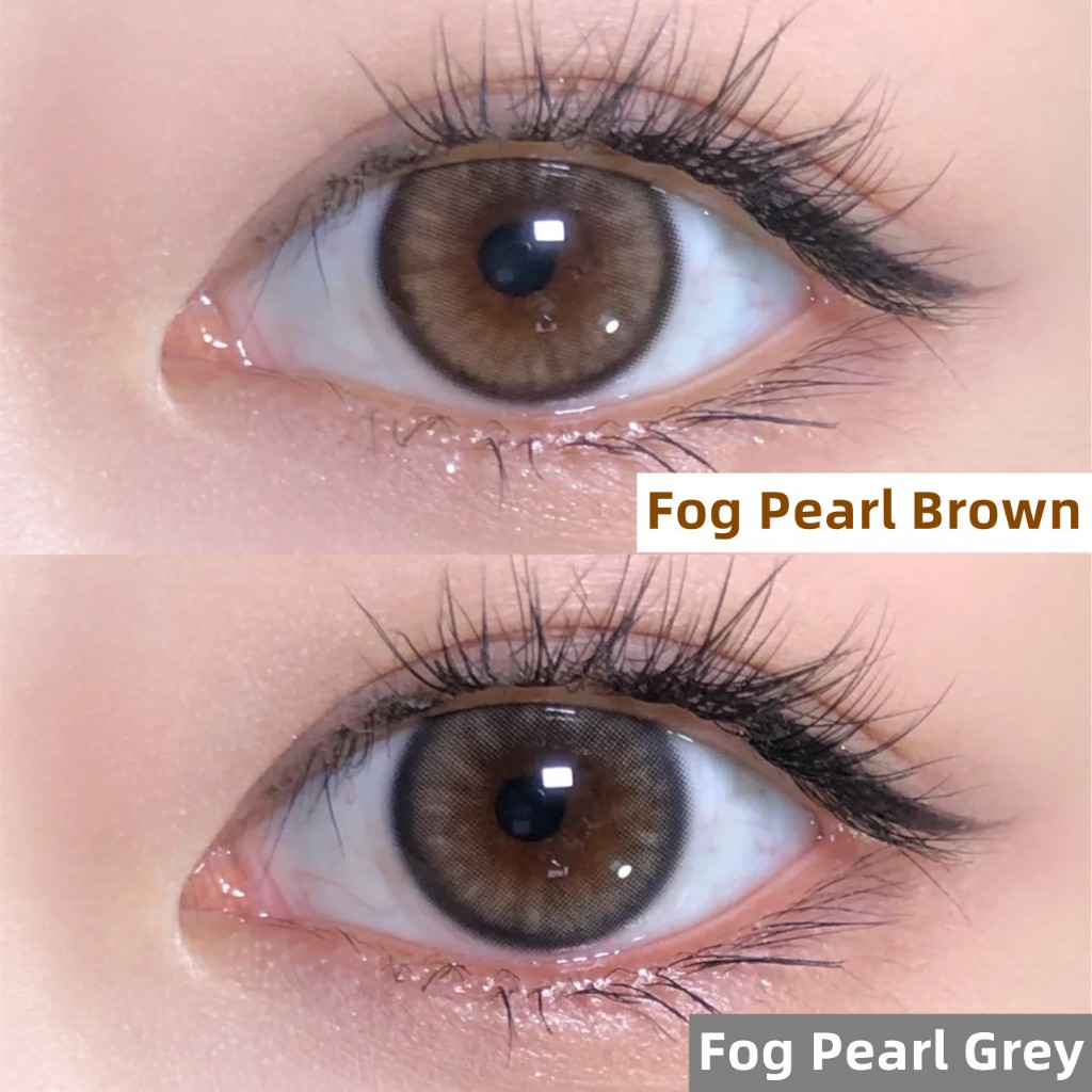 【New】Midroo คอนแทคเลนส์สีคอนแทก สียอดนิยม Fog Pearl Grey-14.0mm