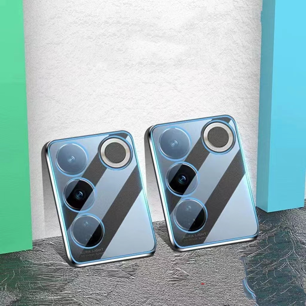 ฟิล์มกระจกกันรอย เลนส์กล้อง เต็มเลนส์ Vivo V27 V27pro