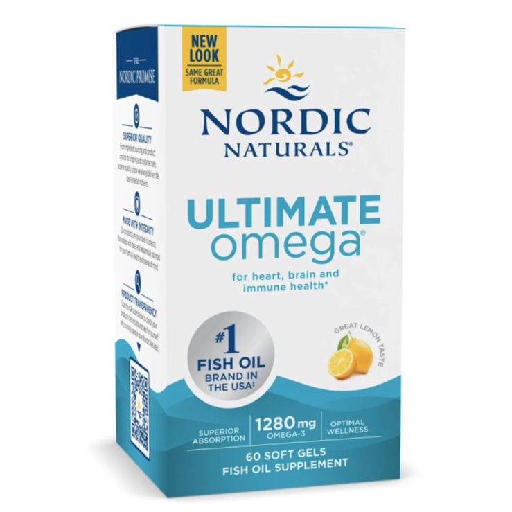 Nordic Naturals Ultimate Omega-3 น้ำมันปลาโอเมก้า-3 1280 mg ยอดขาย#1 ในอเมริกา