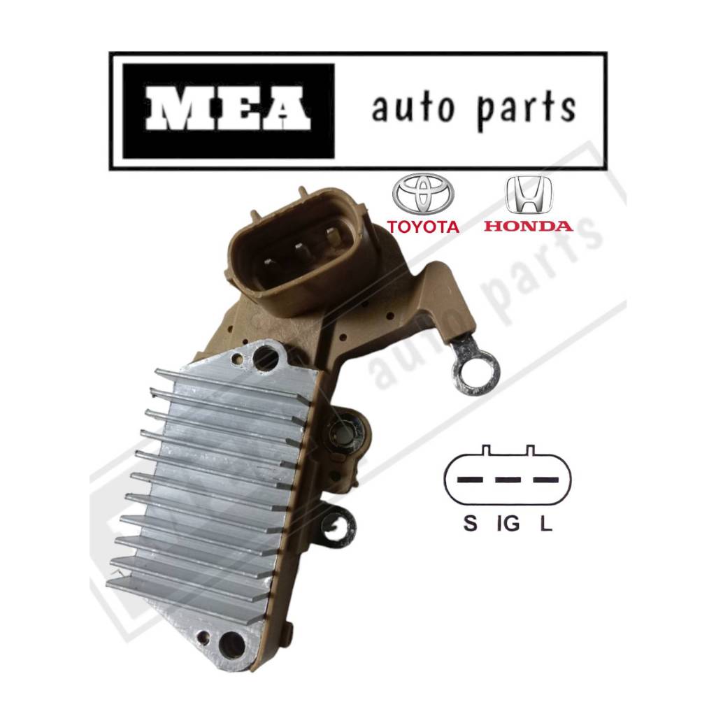 คัทเอาท์ไดชาร์จ Toyota ตะกร้อ ND 12v ปลั๊กรี3 ช่อง ออกหลัง
