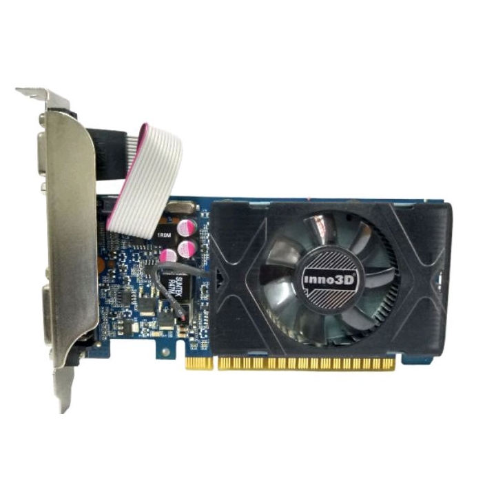 (มีโค้ดลด)การ์ดจอมือสอง 2gb Nvidia gt 610 ddr3 Inno3D ใส่เคสปกติได้