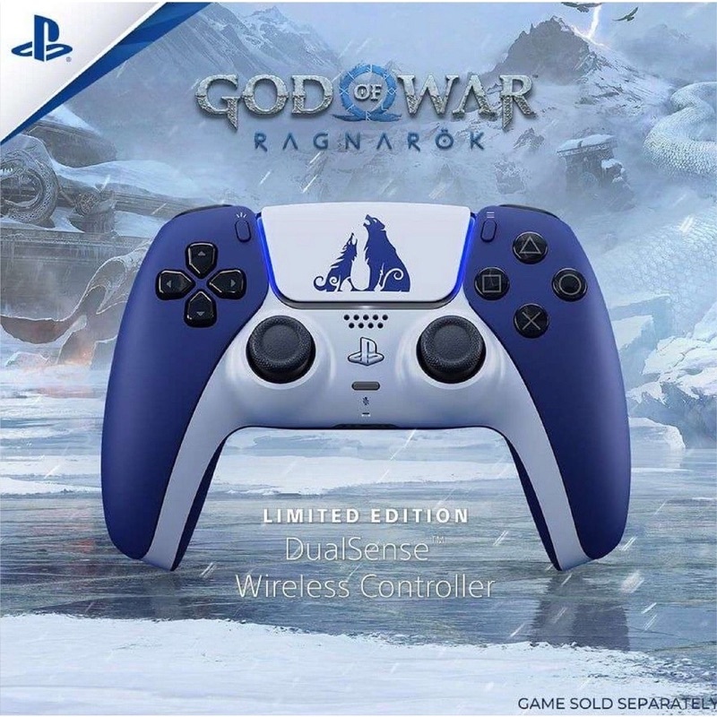PlayStation 5 : PS5 Dual Sense Controller / God of War Ragnarok Limited Edition สินค้าพร้อมส่ง