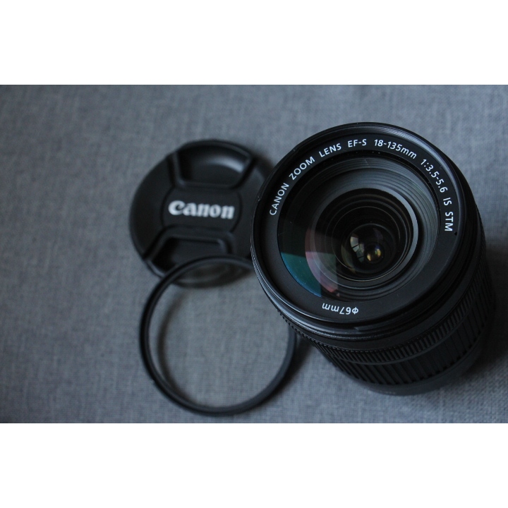 CANON LENS EF-S18-135mm f/3.5-5.6 IS STM เลนส์ซูมระยะครอบคลุม ทั้ง เทเล นอมอ และWILD สภาพ 95% โฟกัสเงียบไวทั้งวีดิโอ-ภาพ