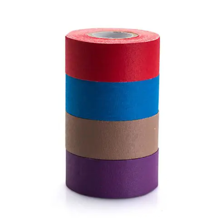 microGaffer 1" 4-Roll Gaffer Tape - Multi-Color (Red, Blue, Brown, Purple)