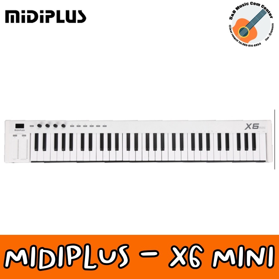 Midiplus x6 Mini คีย์บอร์ดใบ้ Midi Keyboard Controllers