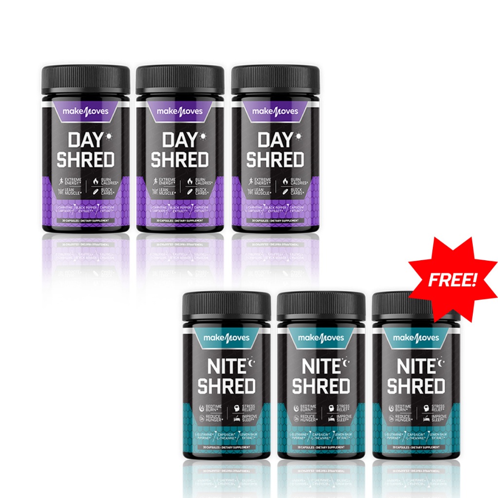 NITE & DAY SHRED MakeMoves เดย์ 3 ไนท์ 1 + แถม ไนท์ 2 ตัวช่วยเผาผลาญ 24 ชม.