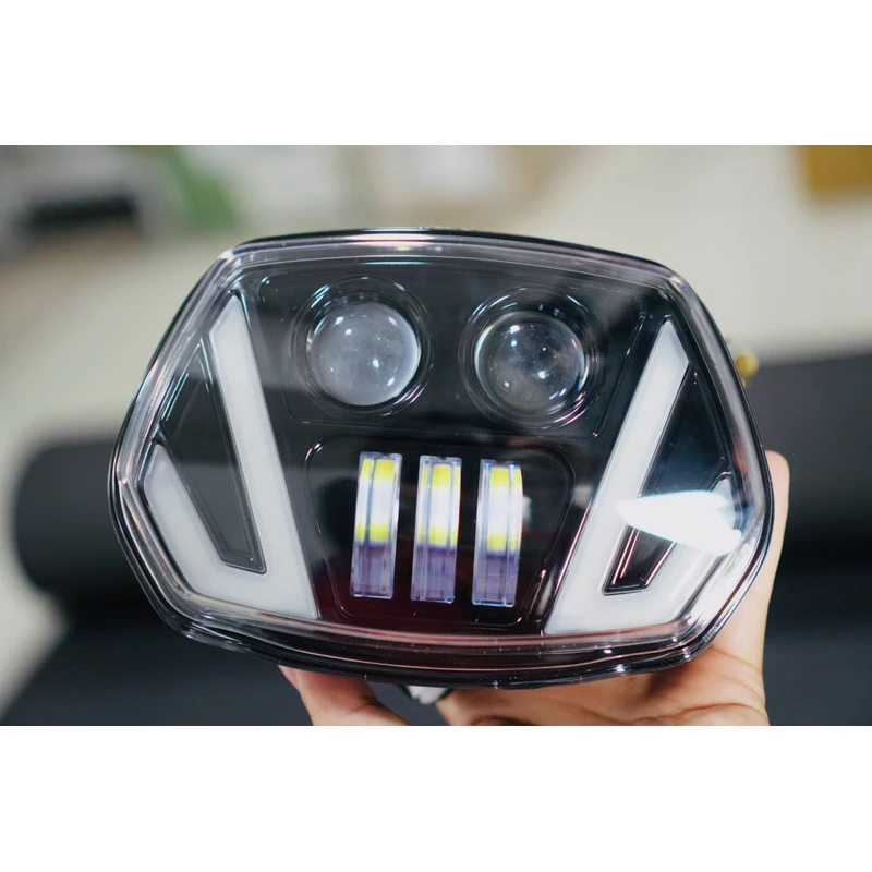 ไฟหน้าแต่ง LED Vespa พร้อมปลั๊กตรงรุ่น