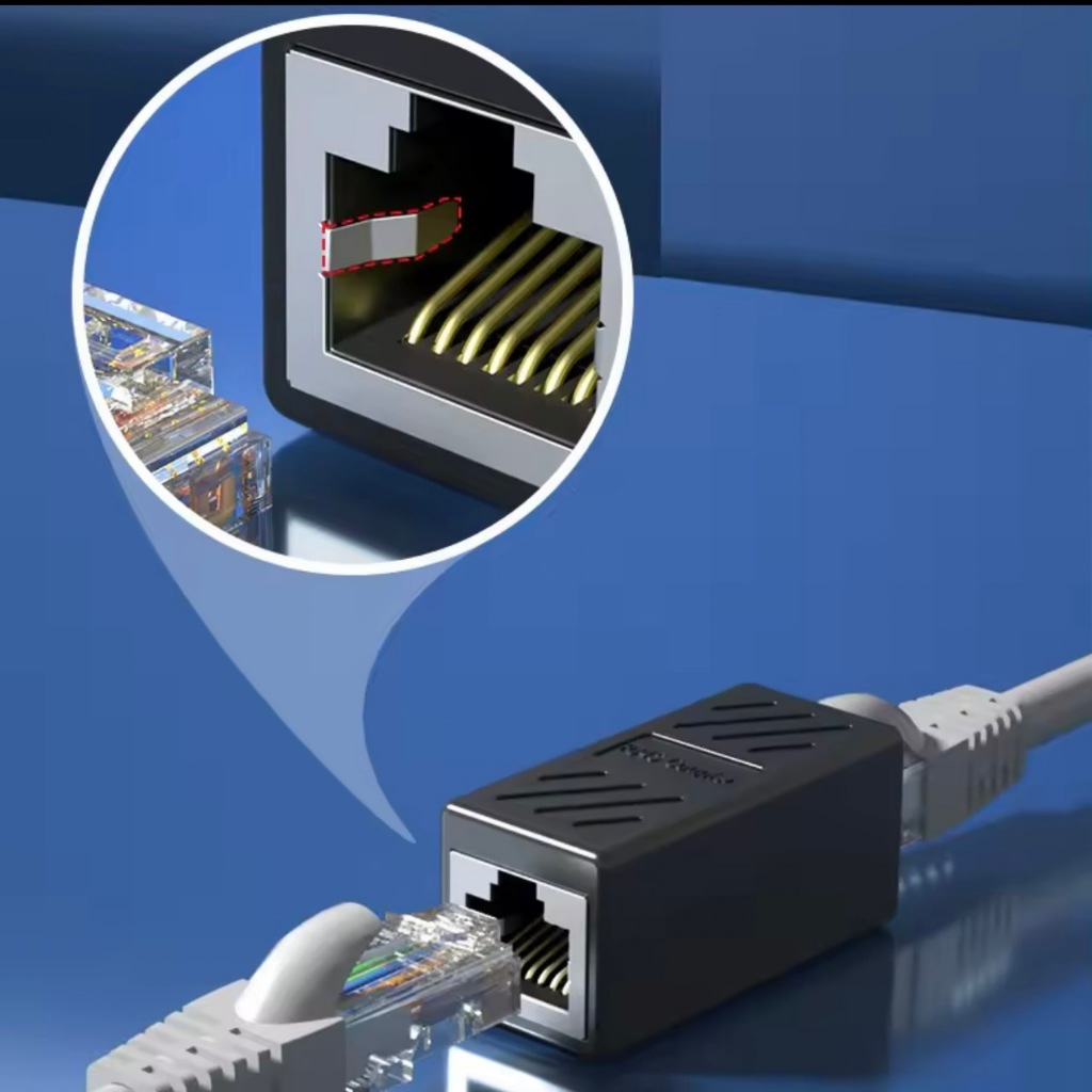 # หัวต่อ เพิ่มความยาวสายแลน(LAN) RJ-45 (เมีย-เมีย) CAT6 แบบมี ชีลด์ ป้องกันคลื่นรบกวน L95 ราคา ถูกที่สุด ดีลบีเคเค แกลเลอรีภาพที่ 6