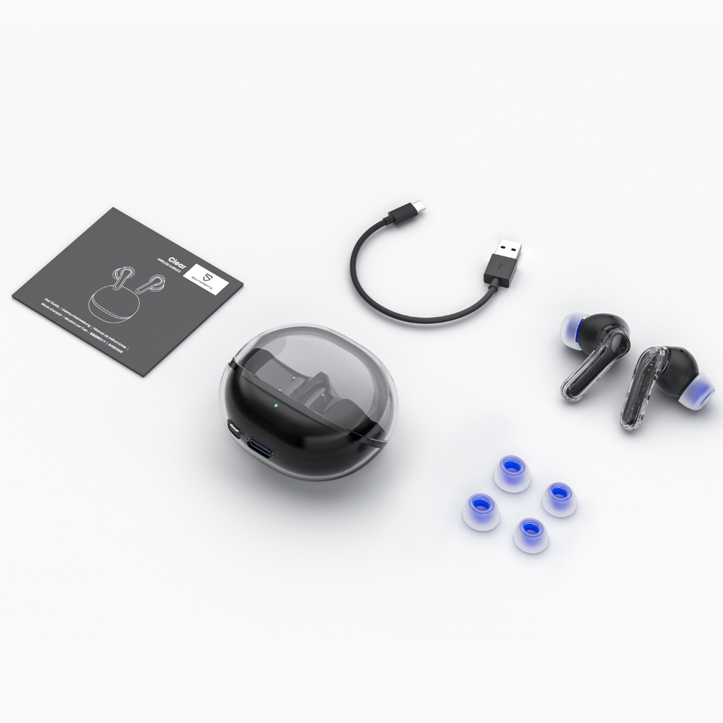 [ รับประกันศูนย์ไทย 1 ปี ] SoundPEATS Clear & Clear Dot หูฟังไร้สายน้องเล็กตัวใหม่ มีเกมโหมด เสียงดี