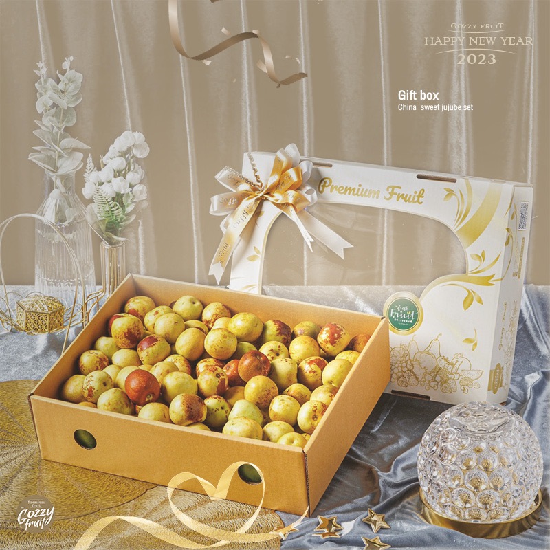 กล่องของขวัญผลไม้พรีเมี่ยม Sweet jujube set