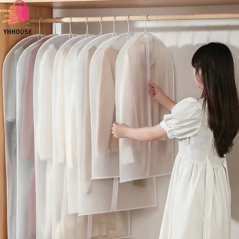 ถุงคลุมเสื้อผ้า ใส่สูท กันฝุ่นกันยับ จัดระเบียบตู้เสื้อผ้า ใช้งานดีใช้ได้ง่าย ใส่สูท/เดรส/เสื้อยืด