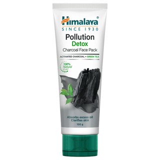 (ซื้อในไลฟ์ 79 บาท) Himalaya Detox Charcoal Face Pack มาส์กห…