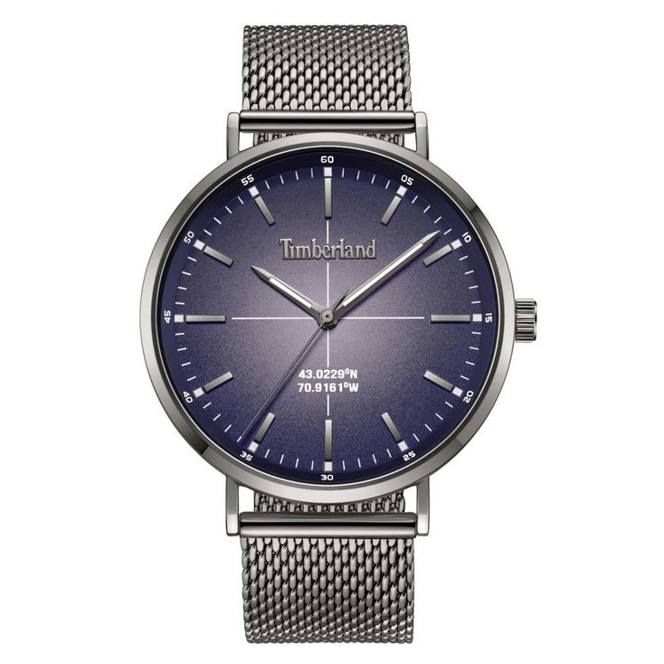 Timberland (ทิมเบอร์แลนด์) นาฬิกาผู้ชาย Rangeley ระบบควอตซ์ สายถักสแตนเลสสตีล ขนาดตัวเรือน 42 มม. (TDWGG2231104)
