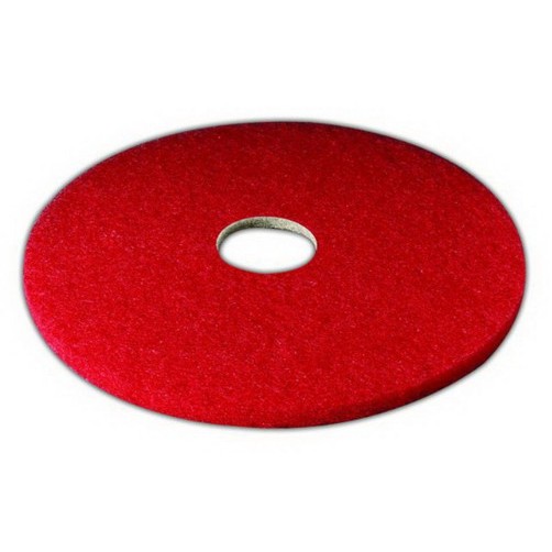 Z052-0110-3M แผ่นขัดพื้น กลม 18 นิ้ว สีแดง