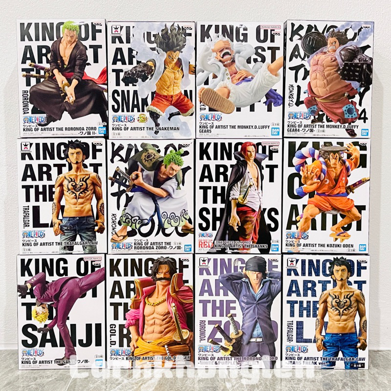 ✅พร้อมส่ง(ของแท้💯Lot.jp🇯🇵)Banpresto One Piece King of Artist(KOA) - Luffy/Oden/Law/Ace/Zoro/Sanji/Ro