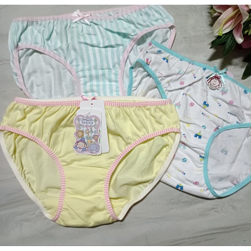 Sabina กางเกงในเด็ก ทรง Bikini ผ้า cotton 100%