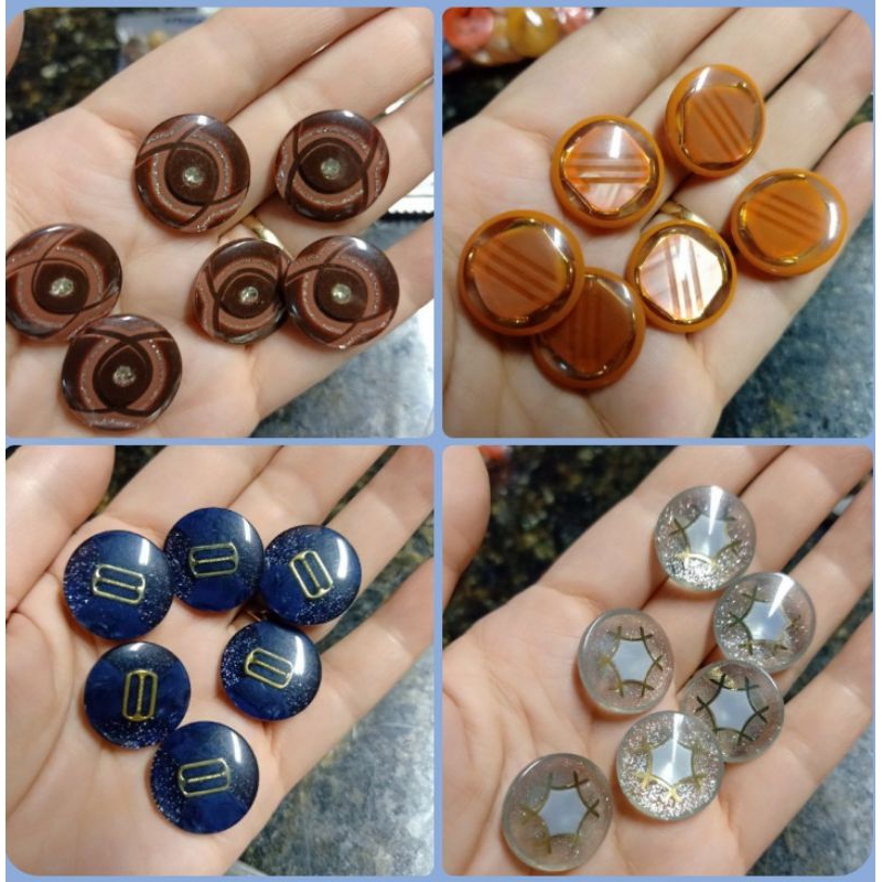 กระดุมสวยงามติดเสื้อ. 15 18 21(มิล)