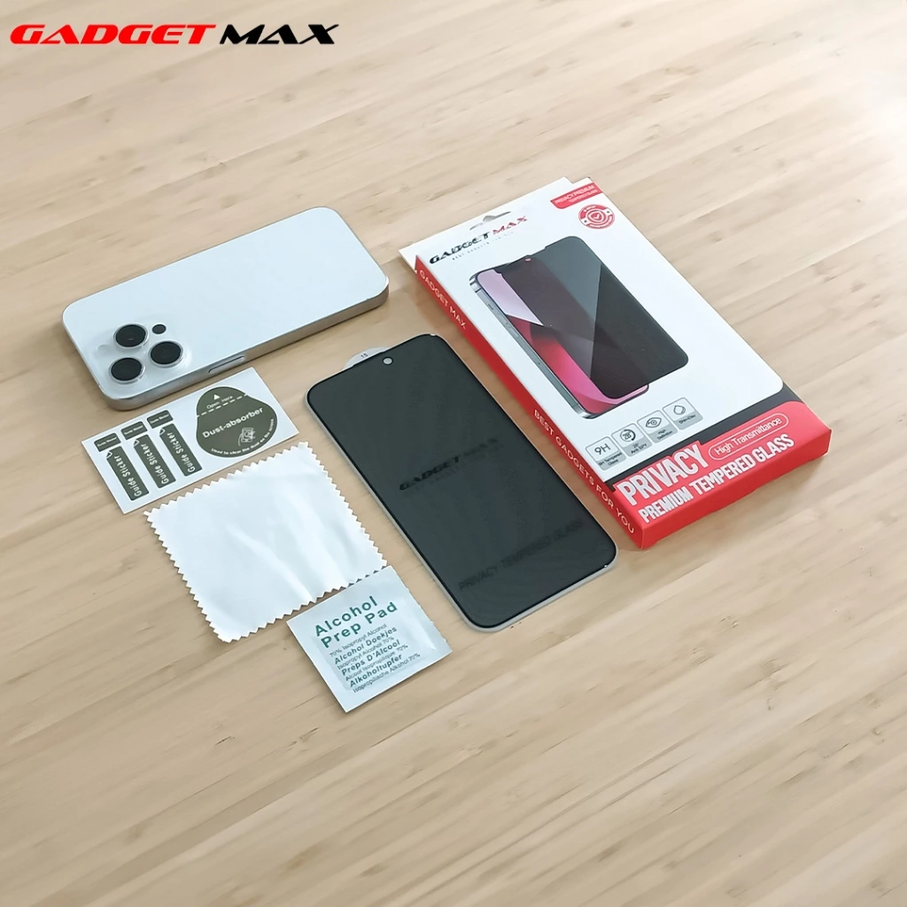 ฟิล์มกระจกกันเสือก GADGET MAX iPhone 15 Pro 6.1 thumbnail 5