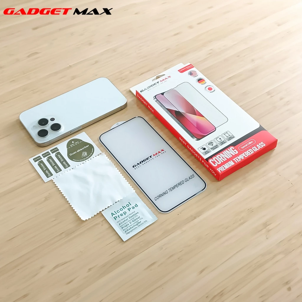 ฟิล์มกระจก Corning GADGET MAX สำหรับ iPhone 15 Pro thumbnail 5