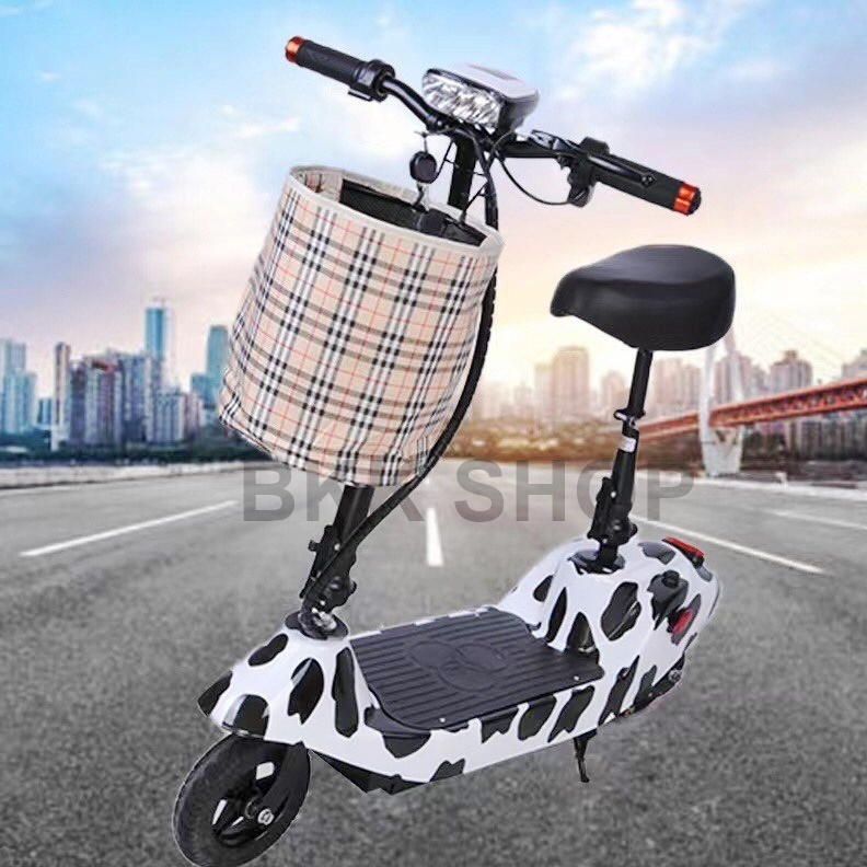 (ใหม่) สกูตเตอร์ไฟฟ้า Electric Scooter 24V ไฟหน้า LED E-Scooter มอเตอร์ 350W  รองรับน้ำหนัก 150 กิโลกรัม