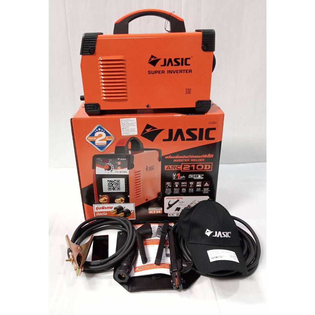 JASIC เครื่องเชื่อม2ระบบ MMA / LIFT TIG รุ่น ARC210D กระแสเชื่อม 20-200 แอมป์ ของแท้100%
