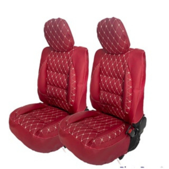 Free Size หุ้มเบาะรถยนต์แบบสวมทับ คู่หน้า แบบสวมทับลาย VIP 5D เลือกสีได้ (Sofia Carshop)