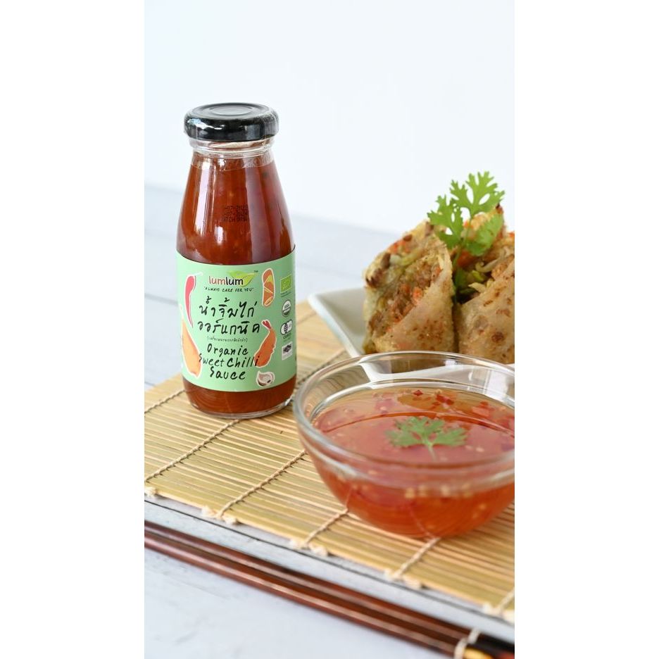 LUMLUM Organic Sweet Chilli Sauce น้ำจิ้มไก่ ซอสปรุงรส ออร์แกนิค 200g. - รูปที่ 2