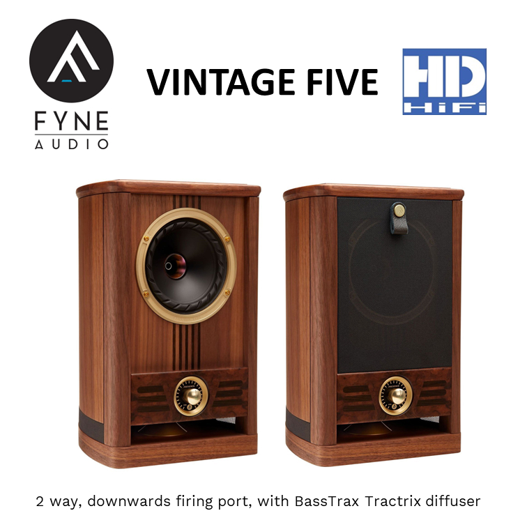 FYNE Vintage Five compact bookshelf speaker