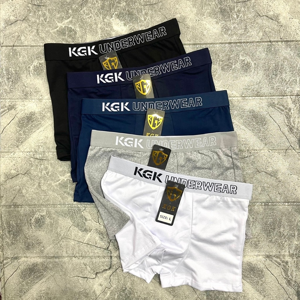 กางเกงในKGK Underwear 1ตัว กางเกงในชายขาสั้น ทรงบ็อกเซอร์ ผ้ายืดหยุ่น เนื้อผ้านิ่มใส่สบายไม่อึดอัด ผ้าระบายอากาศได้ดี ราคา ถูกที่สุด ดีลบีเคเค แกลเลอรีภาพที่ 5