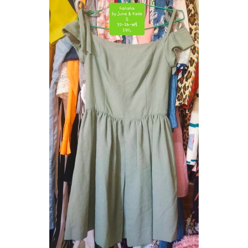 เดรส hahaha by june&kade ไซส์S