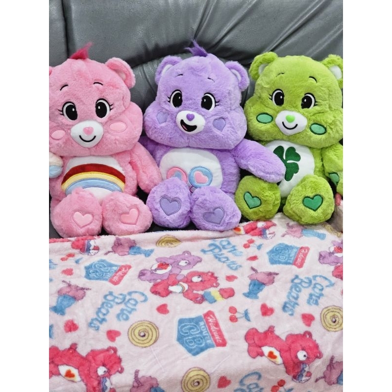 พร้อมส่งจ้า หมอนผ้าห่มแคร์แบร์ ตุ๊กตา+ผ้าห่ม แคร์แบร์2in1 รูปถ่ายจากของจริง สวยตรงปก ถูกใจแน่นอน
