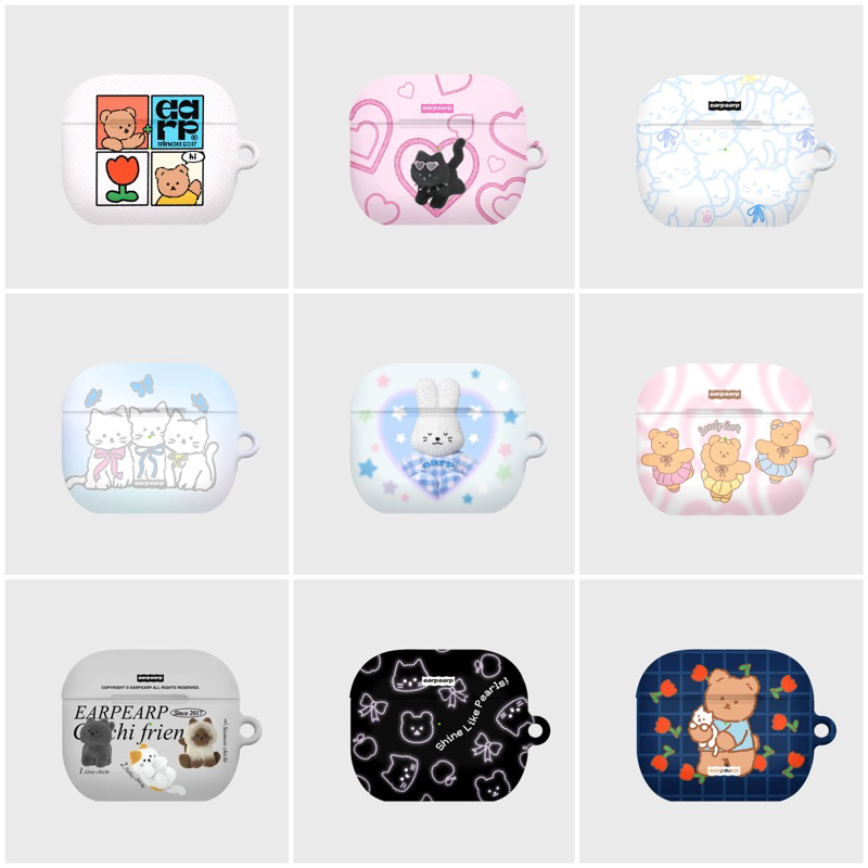 (พร้อมส่ง) earpearp เคสแข็ง เคสสำหรับแอร์พอดรุ่น3 airpod3 case เคสเกาหลี