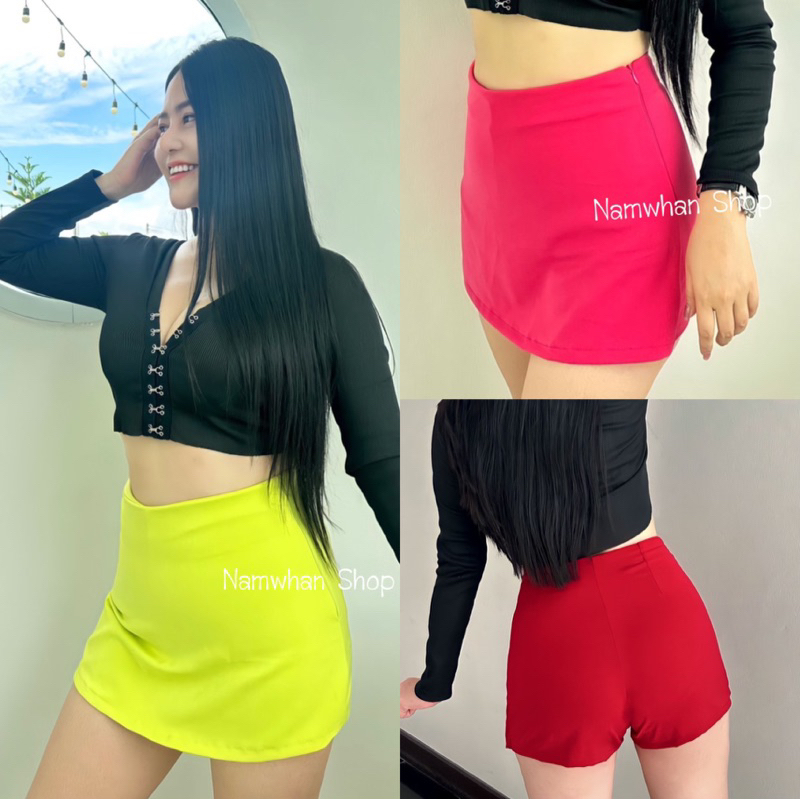 กางเกงกระโปรงผ้าฮานาโกะ XS-5XL