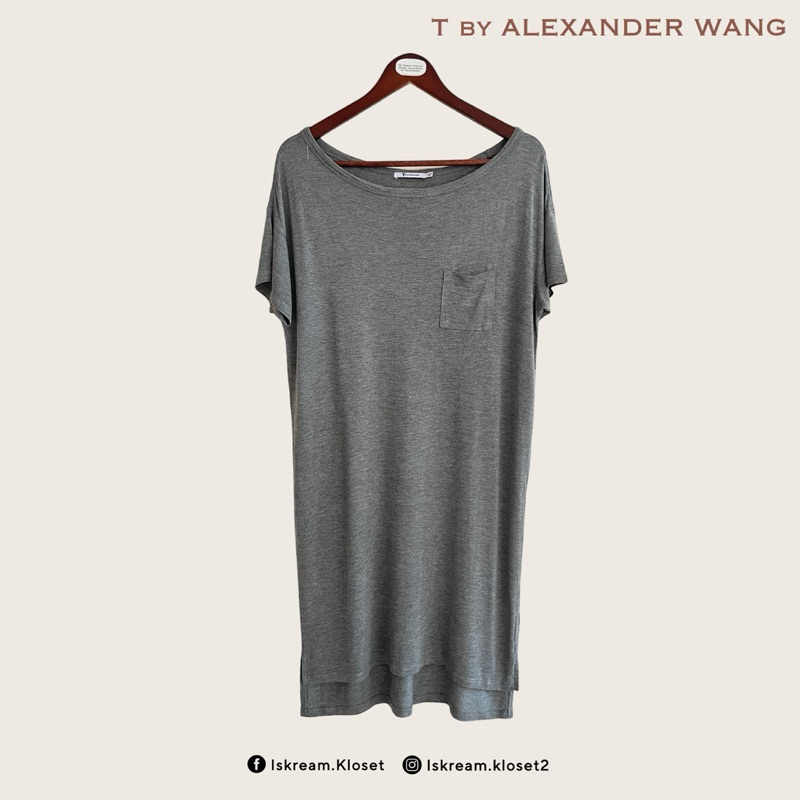 T by ALEXANDER WANG เสื้อยืดตัวยาวมือสอง✔️