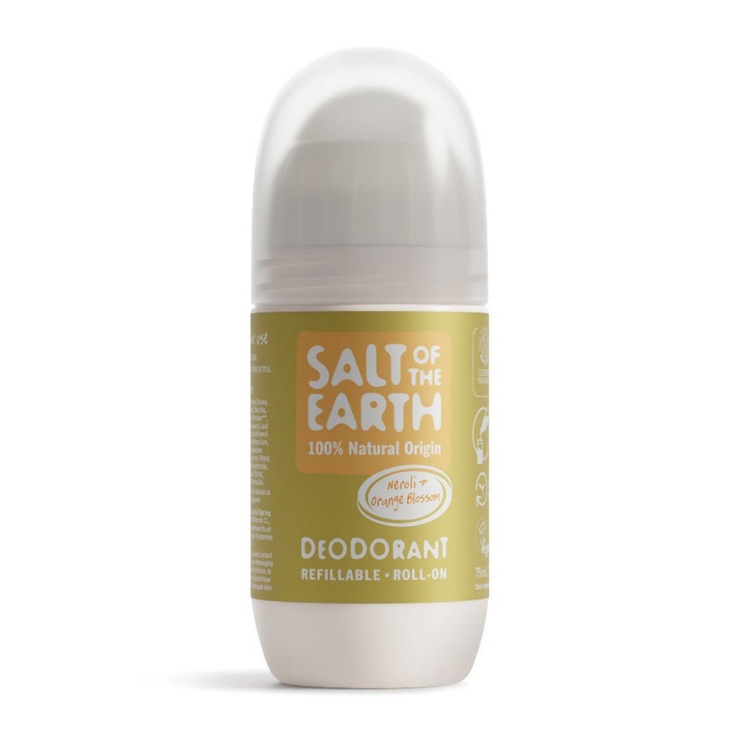 Salt of the Earth, Neroli & Orange Natural Refillable Roll-On Deodorant 75ml