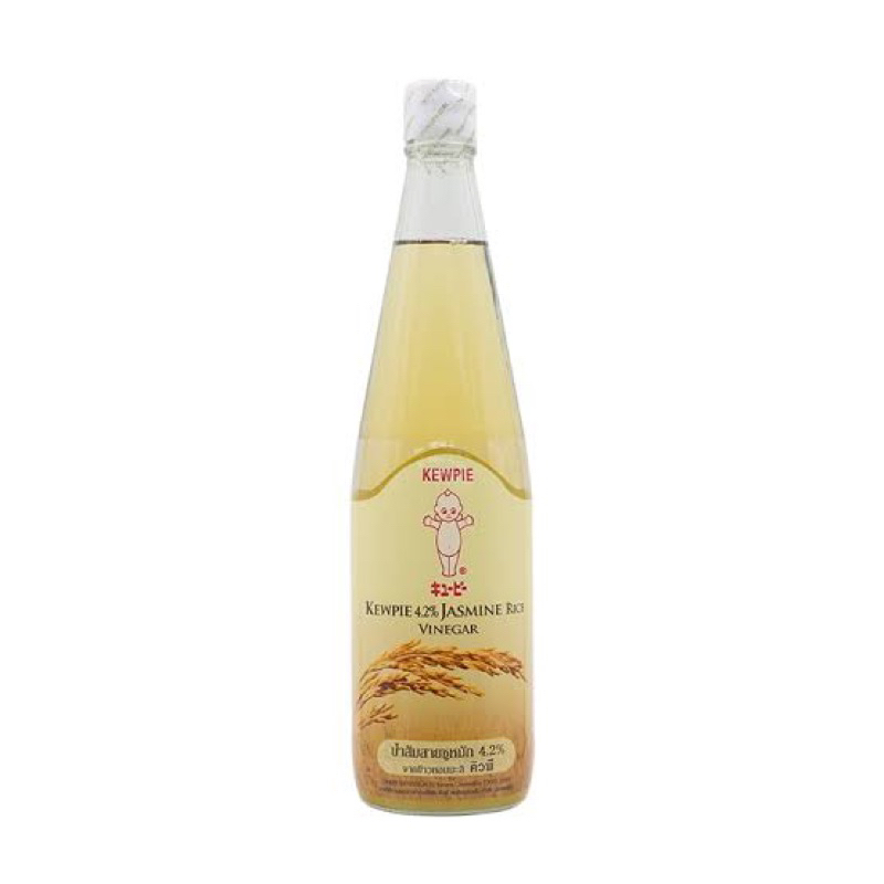 ขวดใหญ่!! คิวพี น้ำส้มสายชูหมักจากข้าวหอมมะลิ 700มล. kewpie jasmine rice vinegar