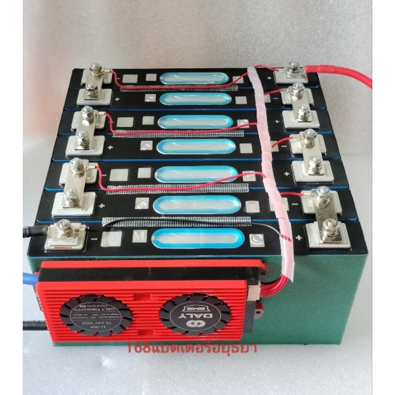 แบตเตอรี่ลิเธียม NMC 811 ชุดประกอบ 7S 24V 151A CATL  (สินค้าใหม่) BMS DALY 100/100 AH