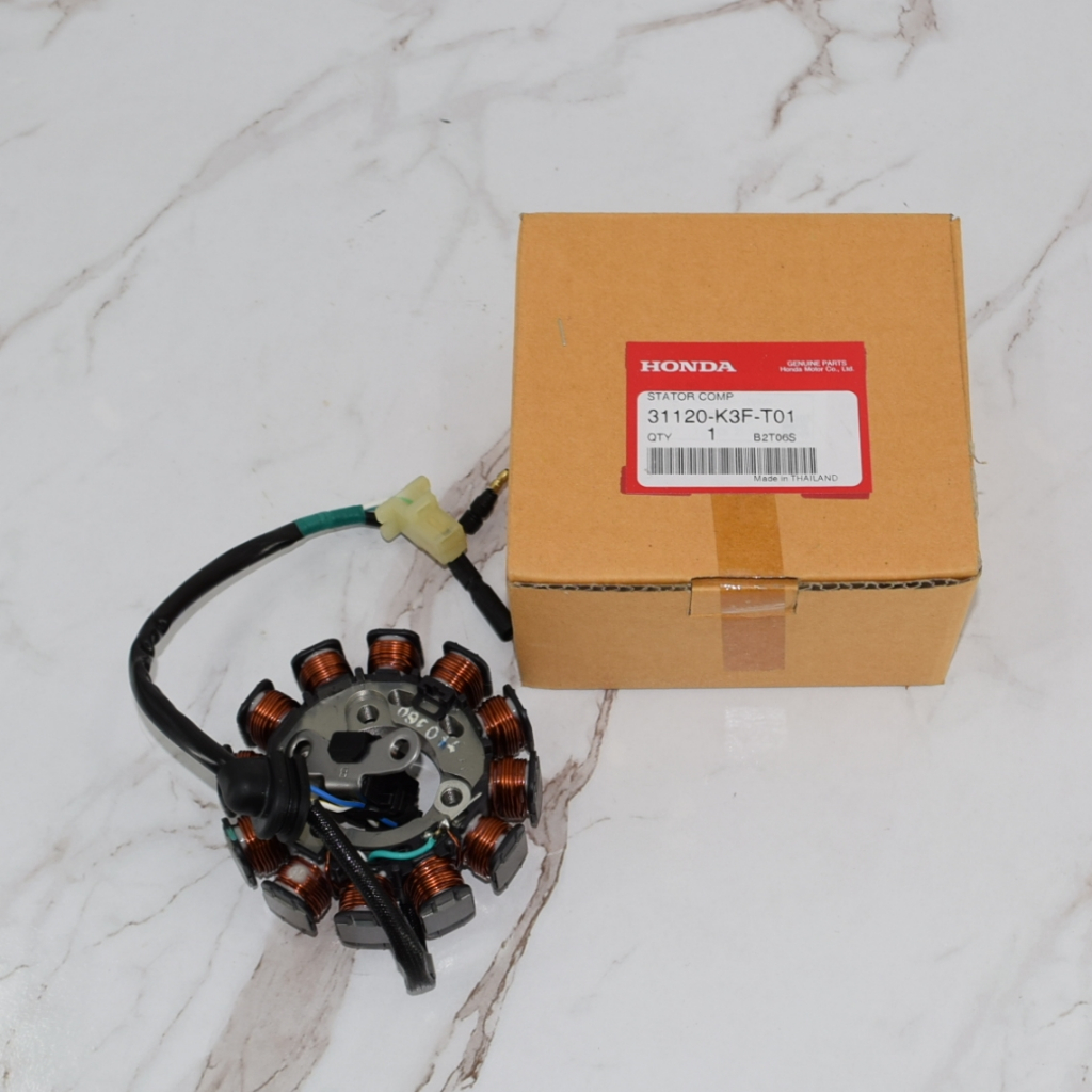 ขดลวดสเตเตอร์ มัดไฟ Allnew w-125i 2023 แท้ศูนย์ฮอนด้า ราคา/1ชิ้น 31120-K3F-T01