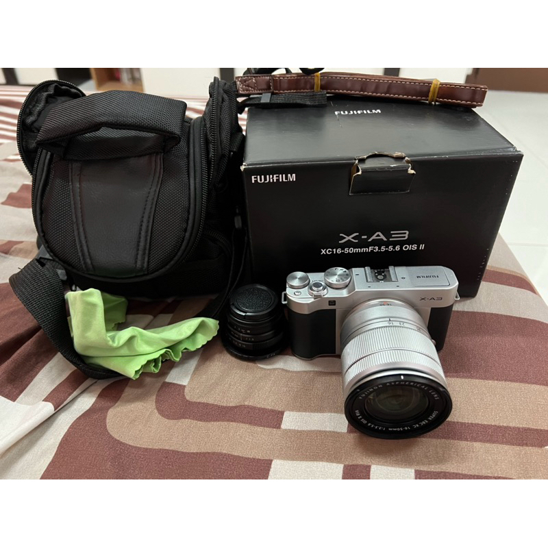 กล้อง fuji xa3 อุปกรณ์ครบพร้อมใช้งาน เมนูไทย มือ2