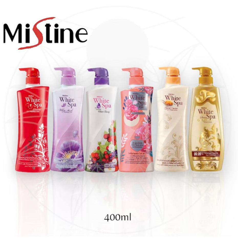 Mistine White Spa โลชั่นมิสทีน ไวท์สปา พร้อมกลิ่นหอม (400-500มล.)