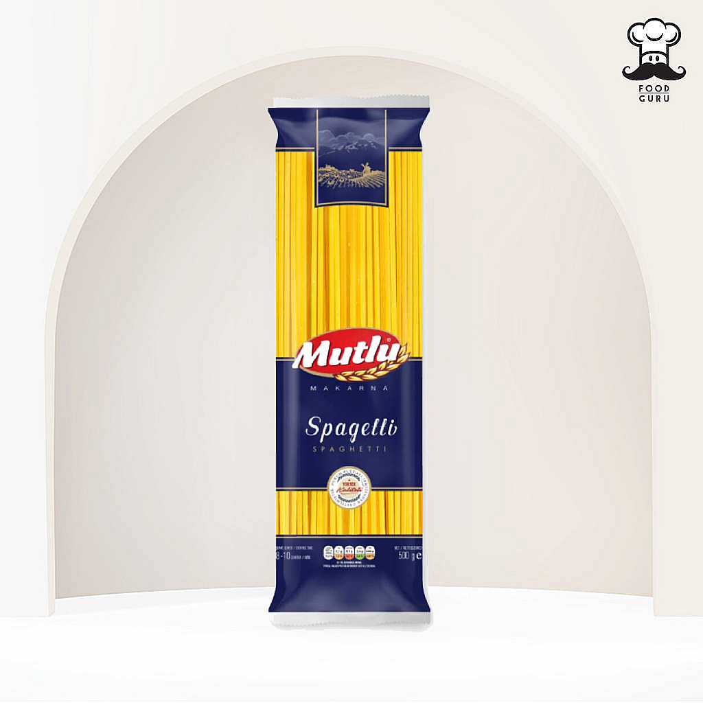 เส้นสปาเกตตี้ (พาสต้าเส้นกลม) 500g MUTLU Spaghetti 1.7 mm
