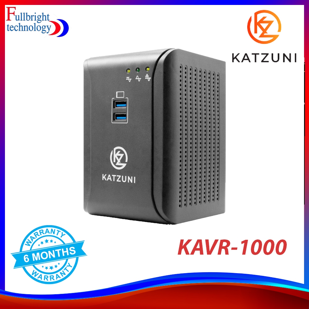 KATZUNI KAVR-1000 เครื่องปรับแรงดันกันไฟตก ไฟเกิน ไฟกระชาก เครื่องป้องกันไฟตก