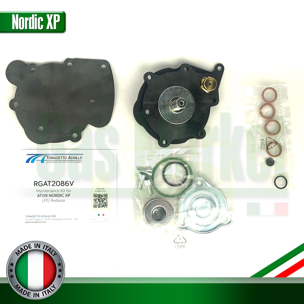 Repair Set Tomasetto AT09 Nordic XP - ชุดอุปกรณ์ผ้าปะเกน อะไหล่ สำหรับซ่อมหม้อต้ม TomasettoAT09 Nordic XP (ของแท้ Italy)