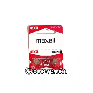 พร้อมส่ง> ถ่านกระดุม ถ่านปรอทวัดไข้ Maxell LR41 / AG3 / L736 2 ก้อน