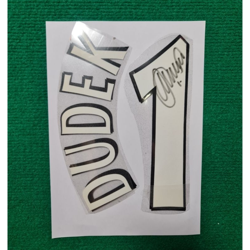 ชื่อเบอร์พร้อมลายเซ็นต์ Jerzy Dudek