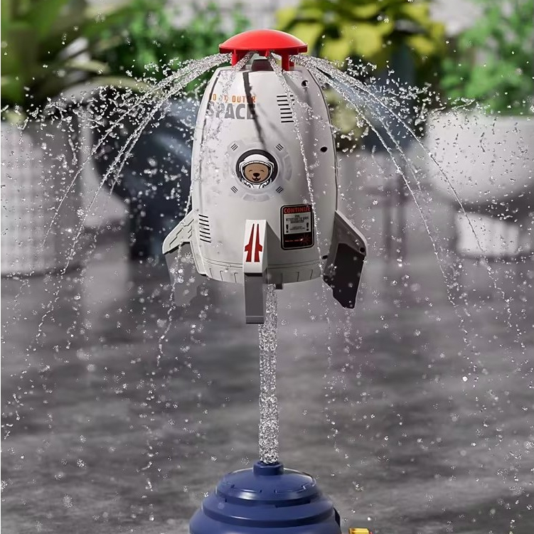 ของเล่นจรวดแรงดันน้ำ น้ำพุจรวดน้ำ ของเล่นจรวดแรงดันน้ำ WATER ROCKET จรวดบิน สปริงเกลอร์ฉีดน้ำแรงดันน้ำ ของเล่นกลางแจ้ง